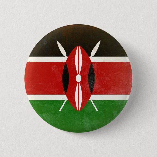 Kenya Pinback Button (Front)