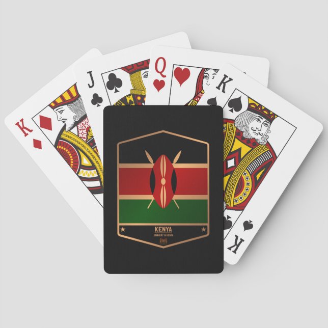Kenya Poker Cards (Back)