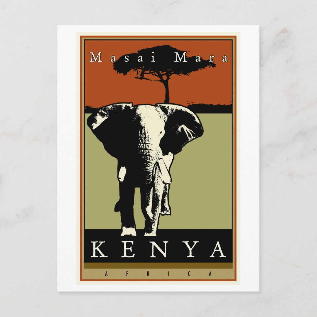 Kenya Postcard Zazzle