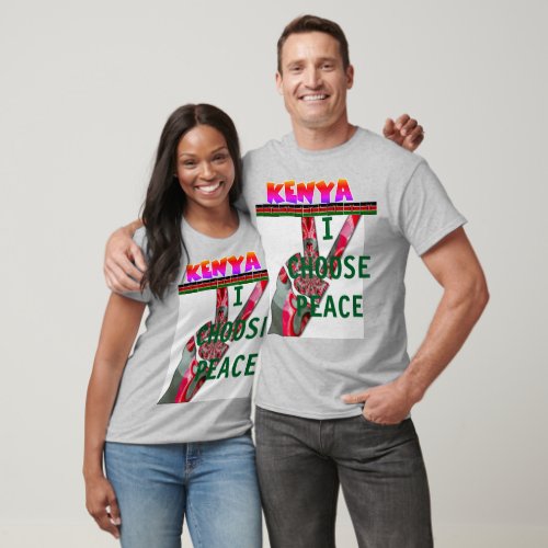 Kenya Presidential Election I choose peace T_Shirt
