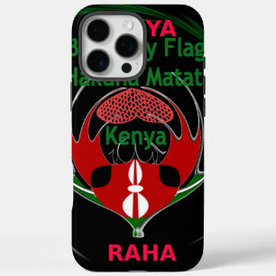 Kenya Raha Hakuna Matata iPhone 16 Pro Max Case