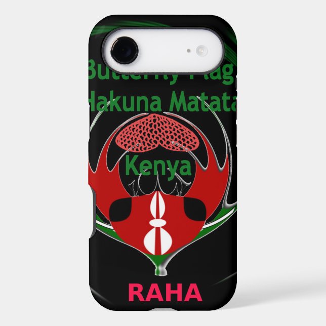 Kenya Raha Hakuna Matata  Case-Mate iPhone Case (Back)
