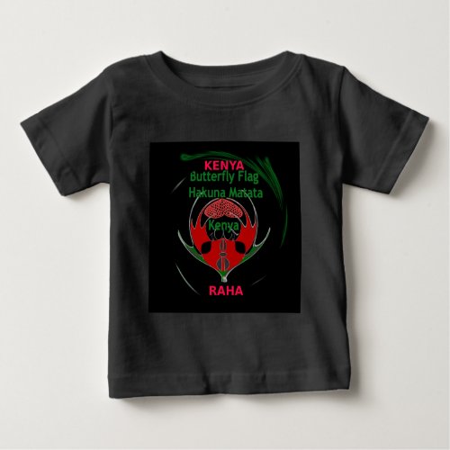 Kenya Raha Hakuna Matatajpg Baby T_Shirt