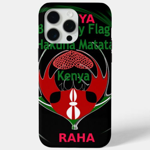 Kenya Raha Hakuna Matatajpg iPhone 15 Pro Max Case