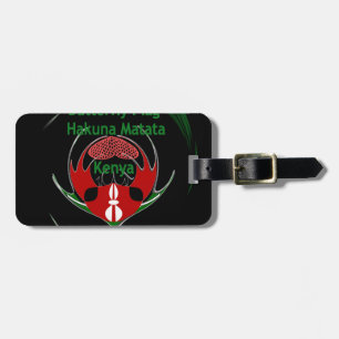 Kenya Raha Hakuna Matata.jpg Luggage Tag