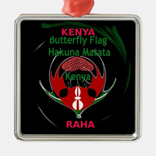 Kenya Raha Hakuna Matatajpg Metal Ornament
