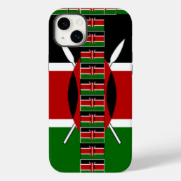 Kenya Seamless Flags border frames Case-Mate iPhone 14 Plus Case