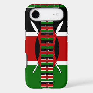 Kenya Seamless Miniature Flags Border Frames Art iPhone 17 Air Case
