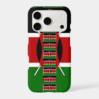 Kenya Seamless Miniature Flags Border Frames Art iPhone 17 Pro Case