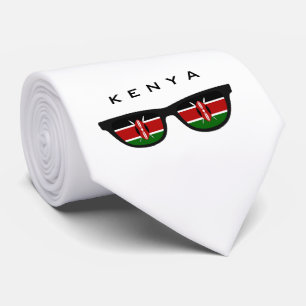 Kenya Shades custom text & color tie