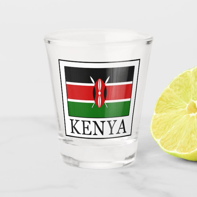 Kenya Shot Glass (Front)