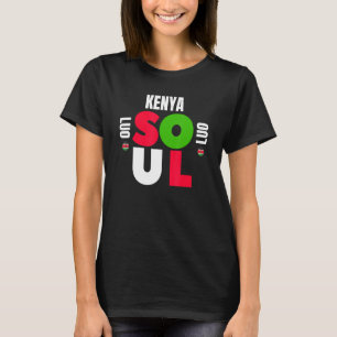 Kenya Soul Luo Ethnic Group Ancestry Initiation D T-Shirt
