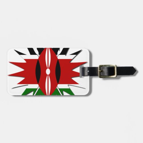 Kenya Star Luggage Tag