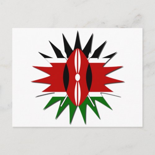 Kenya Star Postcard