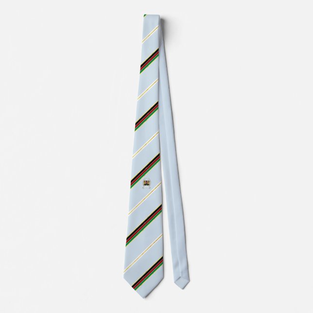 Kenya stripes flag neck tie (Front)