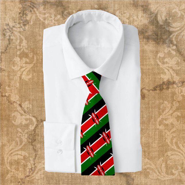 Kenya Ties, fashion Kenyan Flag, business Neck Tie (Creator Uploaded)