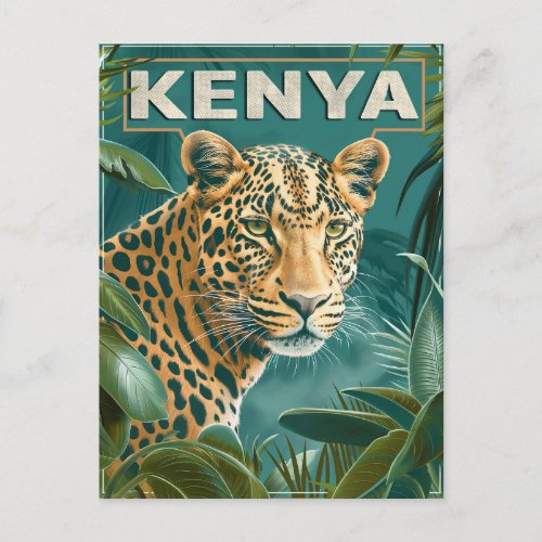 Kenya Travel Postcard