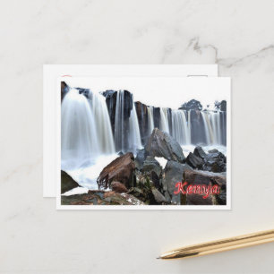 Kenya -  Waterfalls - Postcard