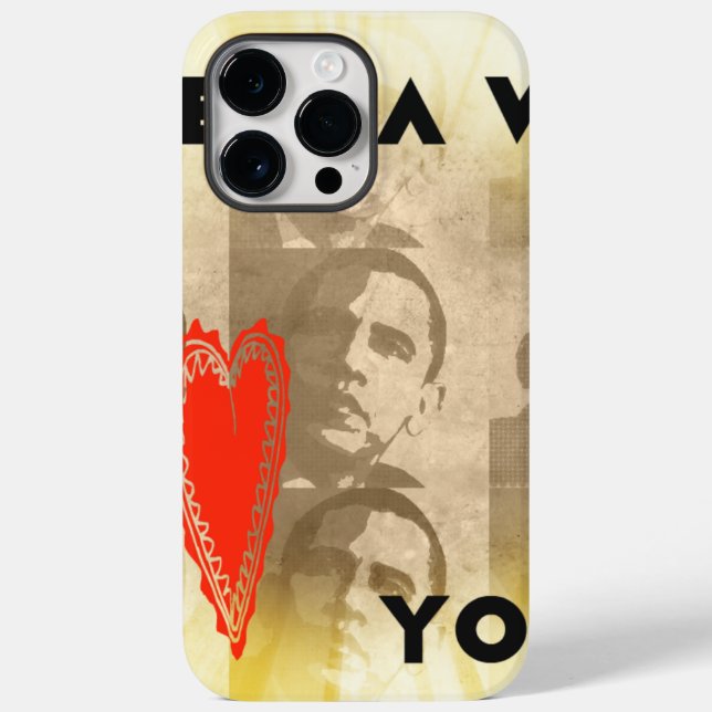 Kenya We Love You Lovely Perspective Art Design Case-Mate iPhone Case (Back)