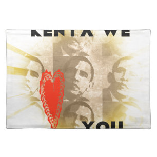 Kenya We Love You Placemat