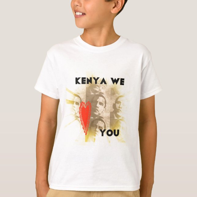Kenya We Love You T-Shirt (Front)