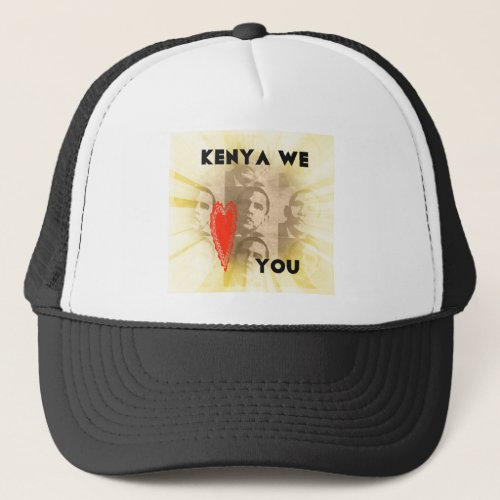 Kenya We Love You Trucker Hat