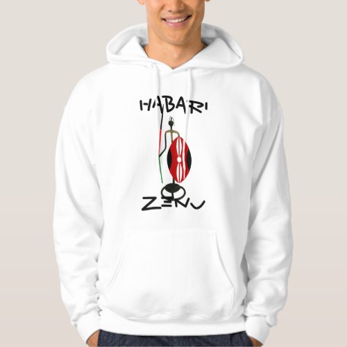 Kenya with Love Unveiling Unique Maasai Warrior Hoodie