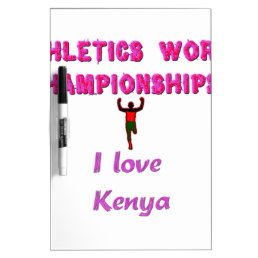 Kenya World&#39;s Athletic Champions.png Dry Erase Board