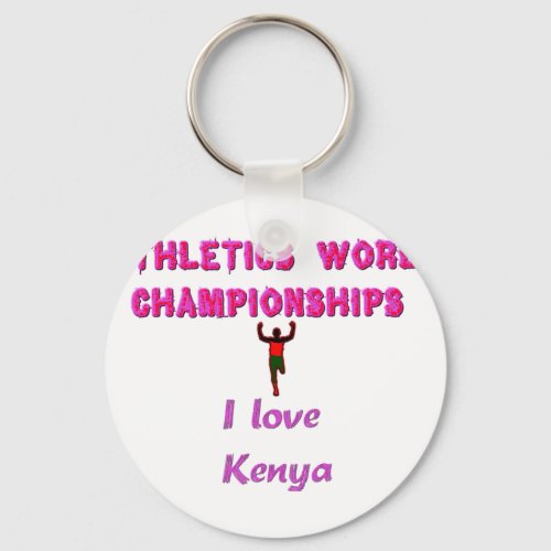 Kenya Worlds Athletic Championspng Keychain