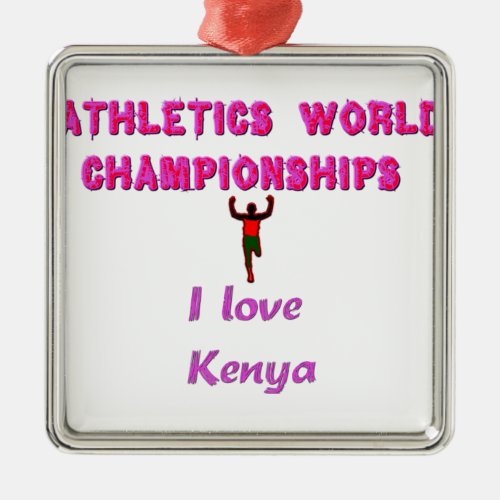 Kenya Worlds Athletic Championspng Metal Ornament