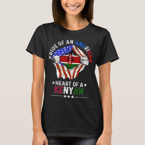 Kenyan American Foreign Country Kenya Flag T_Shirt