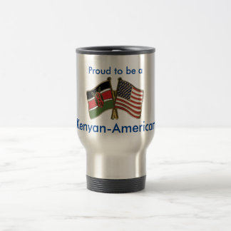 Kenyan-American Stainless Steel 15 oz Travel Mug