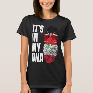 Kenyan And Austrian Mix DNA Heritage Flag T-Shirt