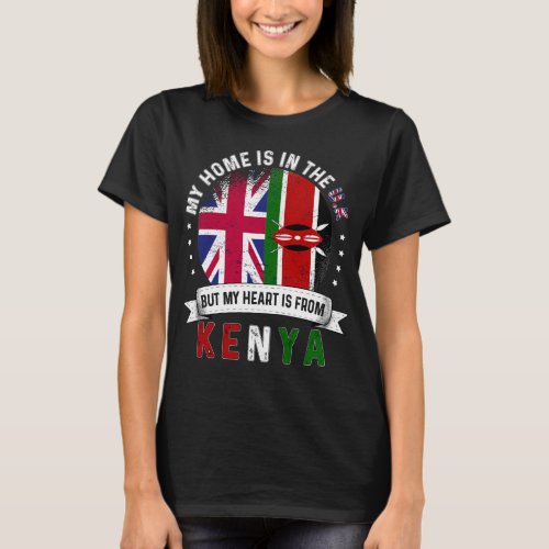 Kenyan British Heart is from Kenya Grown T_Shirt