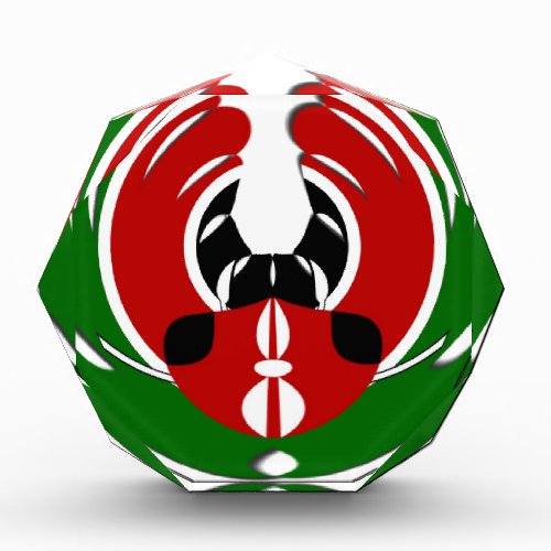 Kenyan Flag Acrylic Award