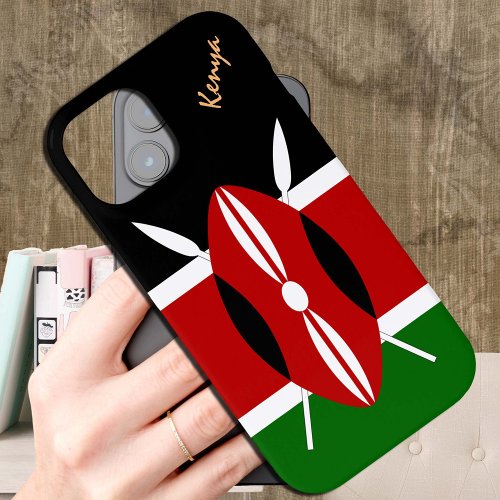 Kenyan Flag Case Kenya fashion  sports iPhone 15 Case