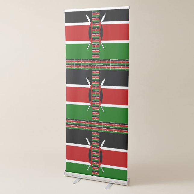 Kenyan Flag Celebration Collection Retractable Banner (3/4)