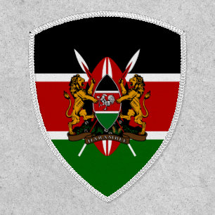 Kenyan Flag & Coat of Arms, Flag of Kenya Patch