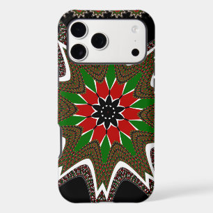 Kenyan Flag Colors Art Print/Graphic iPhone 17 Pro Max Case