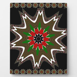 Kenyan Flag Colors Art Print/Graphic Plaque