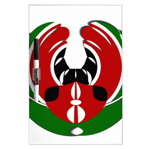 Kenyan Flag Dry_Erase Board