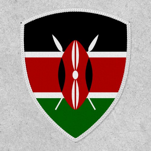 Kenyan Flag Flag of Kenya Patch