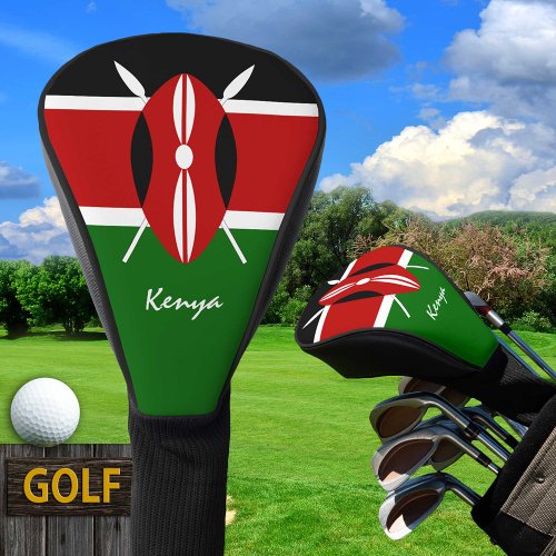 Kenyan Flag  Golf Kenya sports Covers clubs