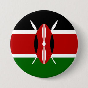 Kenyan Flag (Kenya) Button