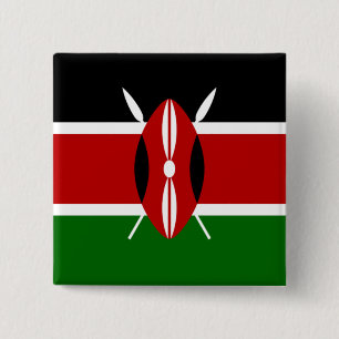 Kenyan Flag (Kenya) Button