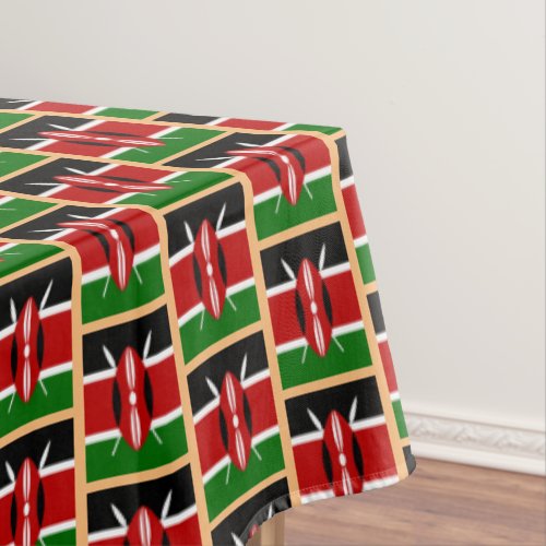 Kenyan Flag  Kenya dining tablecloth decor Africa