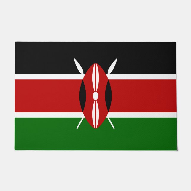 Kenyan Flag (Kenya) Doormat (Front)