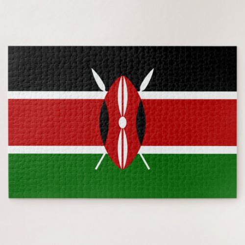 Kenyan Flag Kenya Jigsaw Puzzle