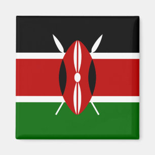 Kenyan Flag (Kenya) Magnet