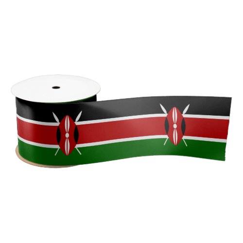 Kenyan Flag Kenya Satin Ribbon